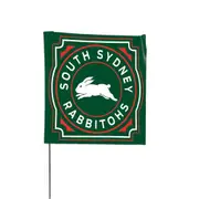 South Sydney Rabbitohs NRL Square Game Day Flag * On a pole
