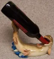 Wine Bottle Holder and/or Decorative Sculpture Trout NEW