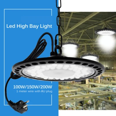 High Low Bay LED Lights 100W 300W UFO Industrial Workshop Warehouse Factory Lamp