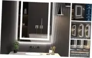 32" X 24" LED Bathroom Mirror, Frontlit and Backlit LED Mirror for Bathroom,