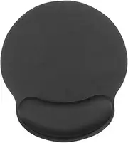 Tongke Mouse Pad with Ergonomic Memory Foam Wrist Rest,Support Wrist Cushion Support - Lightweight Rest Mousepad for Home Office & Trave PC Laptop Computer Desktop Gaming- Black