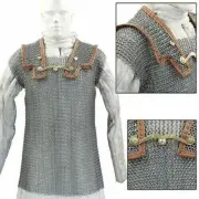 Lorica Hamata Roman Knight Medieval 16g Steel 10mm Butted Chainmail Armour