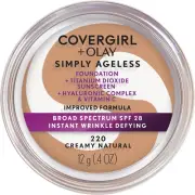 COVERGIRL & OLAY Simply Ageless Foundation - Instant Wrinkle Defying, Creamy Nat