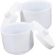 Beatifufu Manicure Tool Box Plastic Nail Art Tools Cleaner Case Tweezer Cleaner Detachable Tray Pack