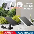 Solar Panel for Outdoor Security Camera Battery 10W Micro USB Type-C+3M Cable