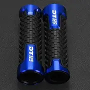 Motorcycle Handlebars for Y&amaha for DT125 DT125R DT125RR DT125RL DT125RE DT125LC MK2 & MK3 Motorcycle Handlebar Grips Handle Grip Ends Plug Slider Caps(Blue)
