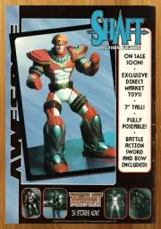 1997 Awesome Comics Shaft Action Figure Print Ad/Poster Liefeld Youngblood Art