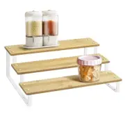 3 Tier Spice Rack Organizer, Countertop Step Shelf Spice Storage Holder for K...