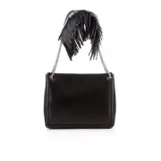 CHRISTIAN LOUBOUTIN Black Artemis Fringe Tote NEW