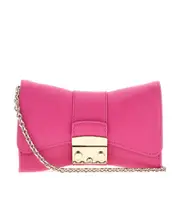 Furla Metropolis Remix Foldover Mini Crossbody Bag One size White