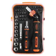 43 In 1 Precision Ratcheting Screwdriver Set Magnetic Electronics Repair Tool Diy Driver Kit
