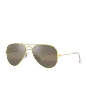 [Ray-Ban] Aviator Chromance Gold Polarised Sunglasses