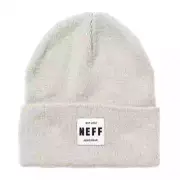 Neff Mens Neff Headwear White Heather Lawrence Beanie New With Tags