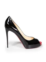 Black Patent New Very Prive Heels