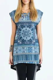 Digital Mandala Dress--ONE-OS2-3527