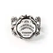 Ouija Board Gothic Horror Halloween Handmade Filigree Ring