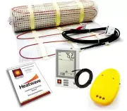HEATWAVE 15 Sqft 120V Electric Floor Heating System Includes 7-Day/4 Event Prog.