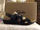 Womens Collections By Clarks Laurie Ann Strap Sandals Black Size US:11W Nice!