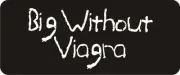 3 - Big Without Viagra Hard Hat / Biker Helmet Sticker BS066