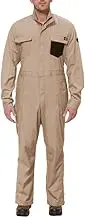 Caterpillar Men's Flame Resistant Twill Coverall, Flame Resistant Kelp, 38/Regular