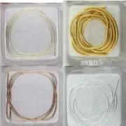 French Wire Silver Copper Bronze Champagne Gold Tone Beading Thread Protection