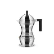 Alessi Pulcina Espresso Coffee Maker Black 3 Cup