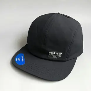 美國百分百【全新真品】adidas 愛迪達 帽子 老帽 五片帽 配件 棒球帽 snapback logo 黑色 AW46