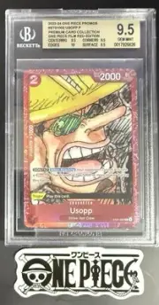 BGS 9.5 One Piece ST01-002 C Usopp - English - Card Collection Red - Graded