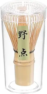 HARFINGTON Matcha Green Tea Whisk 48 Prongs Japanese Bamboo Whisk Chasen Preparing Matcha Powder Brush Tool Tea Traditional Scoop, Yellow
