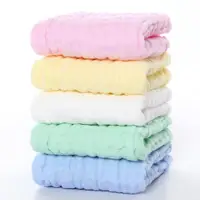 在飛比找ETMall東森購物網優惠-全棉時代純色六層紗布毛巾純棉柔軟嬰兒洗臉巾寶寶手帕泡泡紗方巾
