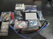 Master Kit For Arduino, Board LEDS Hex Displays Stepper BB Sonic IR USB Jumper