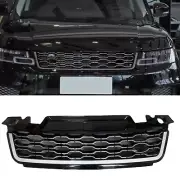 Front Bumper Grille Grill For Land Rover Range Rover Sport 2018-2022 Black Gary (for: Land Rover)