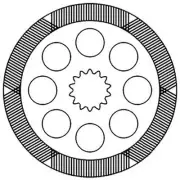 3386896M92 Brake Disc Fits Massey Ferguson Tractor 3070 3090 3095 3120