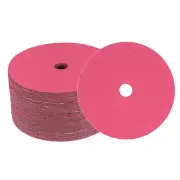 50PCS 40 Grit Fiber Grinding Sanding Discs 7" x 7/8" Ceramic Discs Red