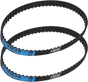 uxcell 2pcs 130XL Rubber Timing Belt 65 Teeth 10mm Width 5.08mm Pitch Synchronous Closed Loop Geared Drive Belt Black for Industrial