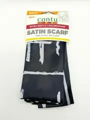 Cantu Satin Pattern Scarf - Sleep Bedhead Daytime Protect Rain