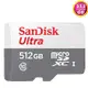 SanDisk 512GB 512G microSDXC【100MB/s】Ultra microSD micro SD SDXC UHS UHS-I Class 10 C10 手機記憶卡