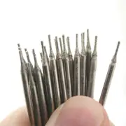 30Pcs 0.8mm Small Diamond Drill Bit Hole Saw Solid Bits Lapidary Tools for Stone