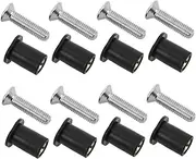8 Sets Motorcycle Windshield Screws Nuts Lower Parts Kit Motorcycle Modification Motorcycle Windshield Mounting Kit Motorcycle Windshield Bolts Windshield Mount Brass