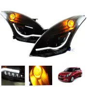 FIT SUZUKI SWIFT 2010 - 2016 HEAD LAMP LIGHT SMOKE CCFL LED PROJECTOR (for: Suzuki)