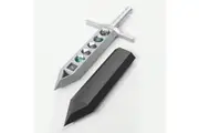 Sword Dice Holder (Grey) - Includes 7PCS Polyhedral Dice Set