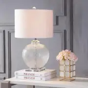 Avery 24 in. Clear Glass/Crystal Table Lamp