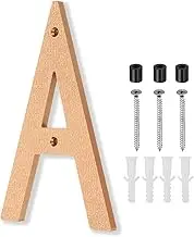 uxcell 10 Inch House Number, House Address Numbers Sign Large Floating Modern with Screws for Outside Door Wall Street, Gold, A