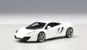 1/43 McLaren MP4-12C (White) With Showcase Diecast Car Model By AUTOart 56009