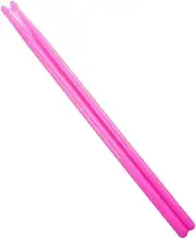 Ｓｉｍｈｏａ 2 Pieces Lights up Drum Sticks Glow Drumsticks Portable Anti Slip Drum Mallets Drum Accessory for Lovers Exercise Beginners, pink