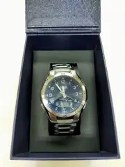 CASIO WVA-M640D-2A2JF Wave Ceptor Solar Radio Watch Navy Dial Steel New