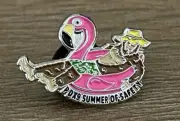 Safety sasquatch bigfoot Flamingo floatie Amazon Peccy Employee Pin