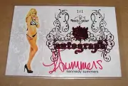 2015 Benchwarmer KENNEDY SUMMERS Sin City #46 Red Foil Auto #1/1 Playboy PMOY