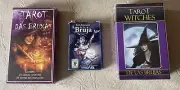 LOT 3 WITCHES BRUJAS TAROT CARDS DECKS + 50 Cards ORACLE + 22 Brazil Cards Deck