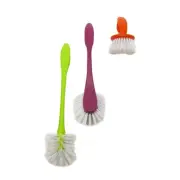 Scrub Brush 3pc Dish Baby Bottle Kitchen Tools Housekeeping Cleaning Supplies